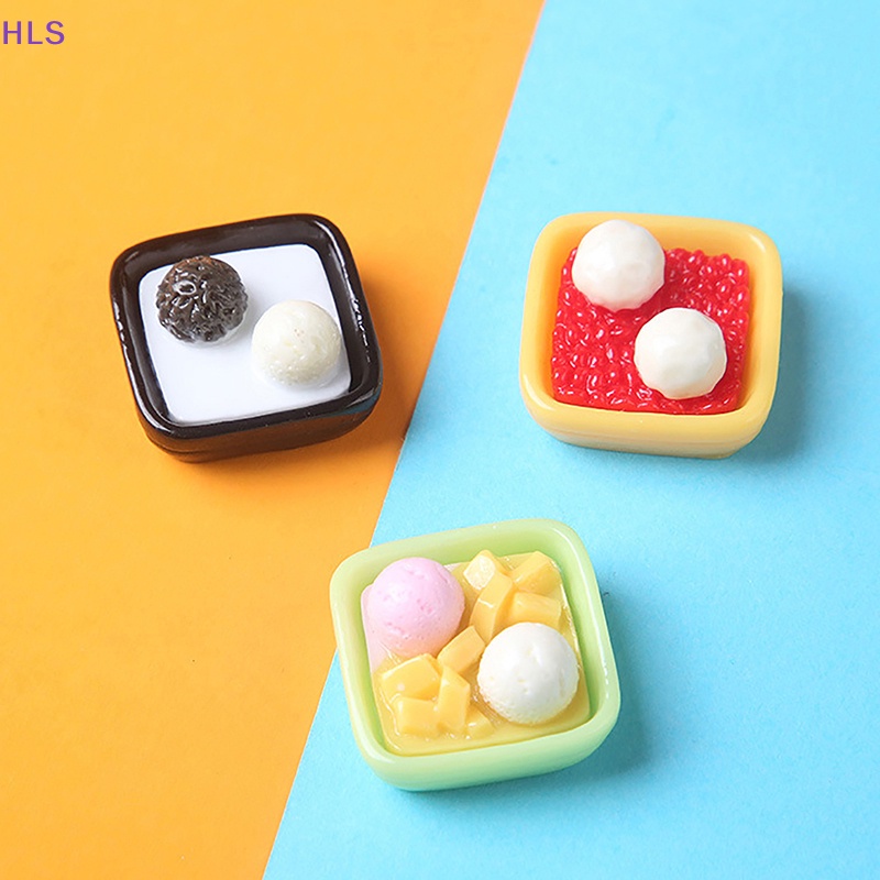 Set 5 Bánh Tráng Miệng Tỉ Lệ 1 / 12 Trang Trí Nhà Búp Bê