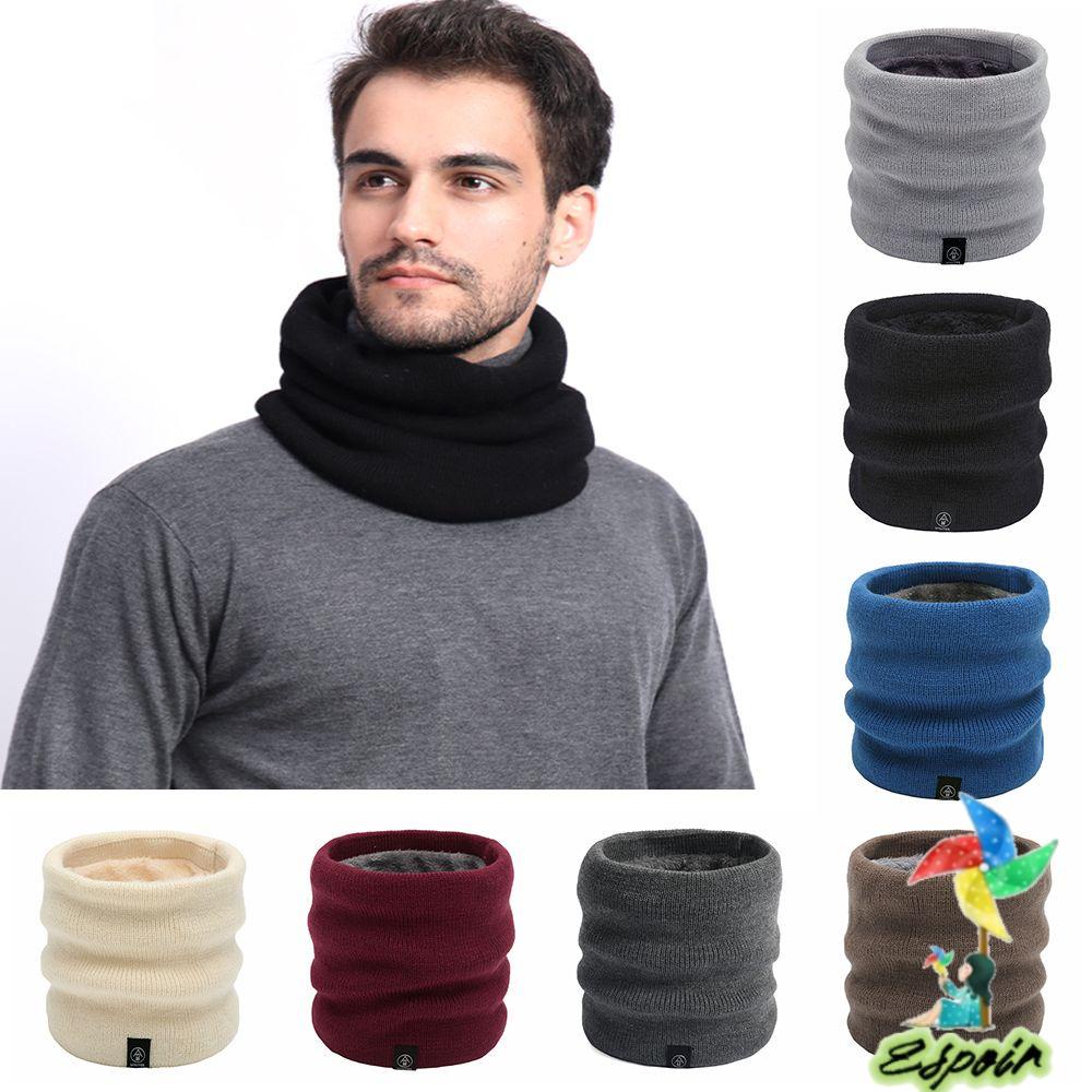 ESPO Khăn Choàng Cổ Hai Lớp Bằng Lông Cừu Mềm Mại Dày Dặn Thời Trang Mùa Đông