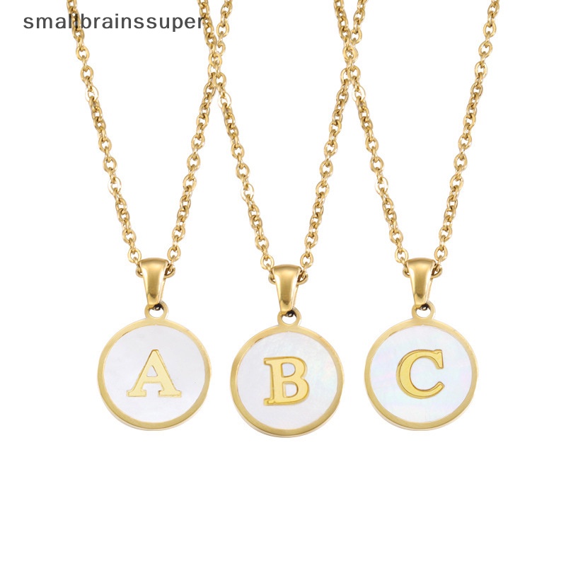 Vòng cổ Mặt Hình Chữ Cái Từ A-Z Tráng Men Thời Trang Cho Nam Và Nữ
