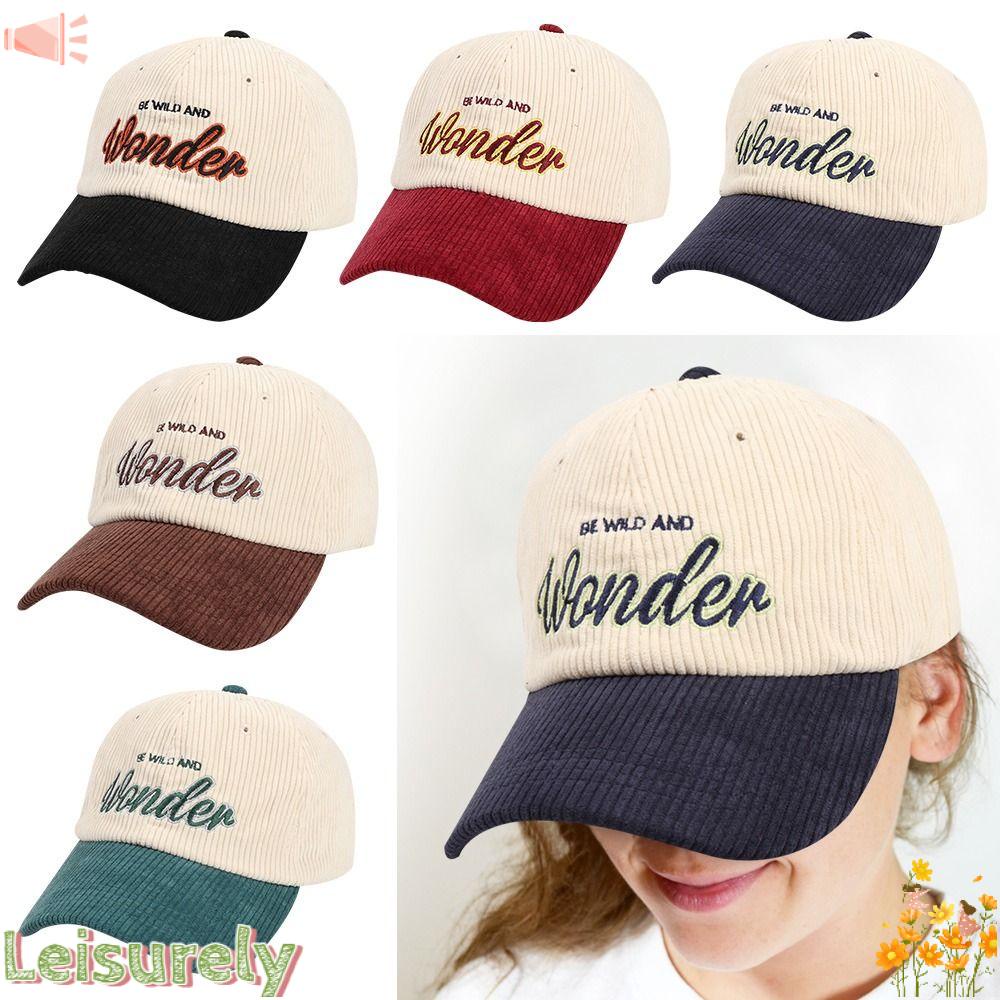 LEILY Mũ Lưỡi Trai Thêu Chữ