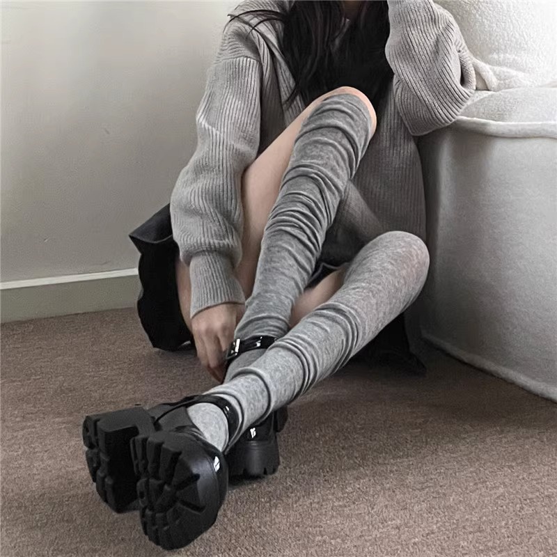 Vớ Dài Qua Gối Mỏng Màu Sắc Ngọt Ngào Thời Trang Cho Nữ