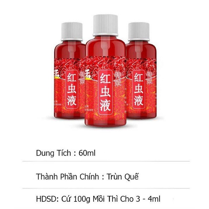 Tinh Mùi Câu Cá Trùng Chỉ Siêu Nhậy - Đồ Câu Nora