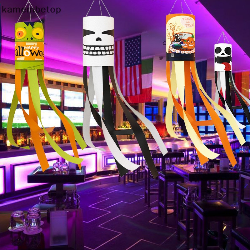 Beto Cờ Ống Hình Ma Treo Trang Trí Lễ Hội Halloween Chống Nước