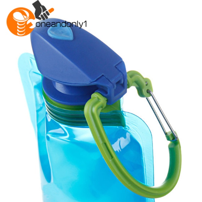 Bình Nước Thể Thao 700ml Chống Thấm Nước Có Thể Gấp Gọn Tiện Dụng
