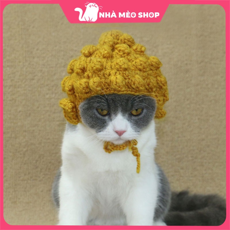 Mũ phật tổ như lai cho mèo, chó hottrend