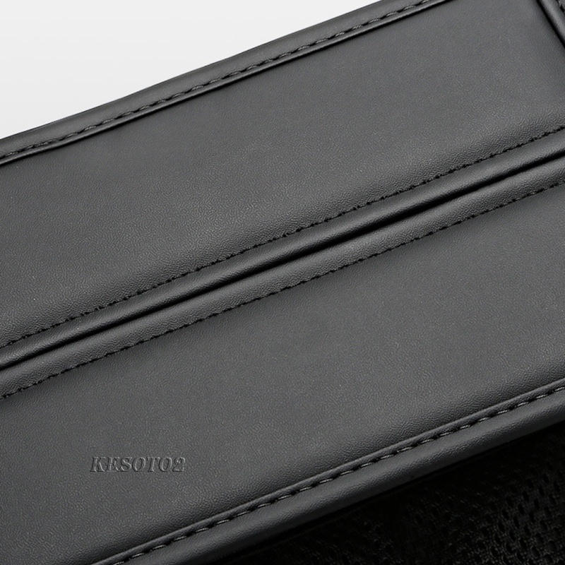 【COD】Túi Da PU Đựng Đồ Ăn Vặt / Điện Thoại Dạng Lưới Tự Động Chống Thấm Nước Có Móc Treo Cho Ghế Sau Xe Hơi