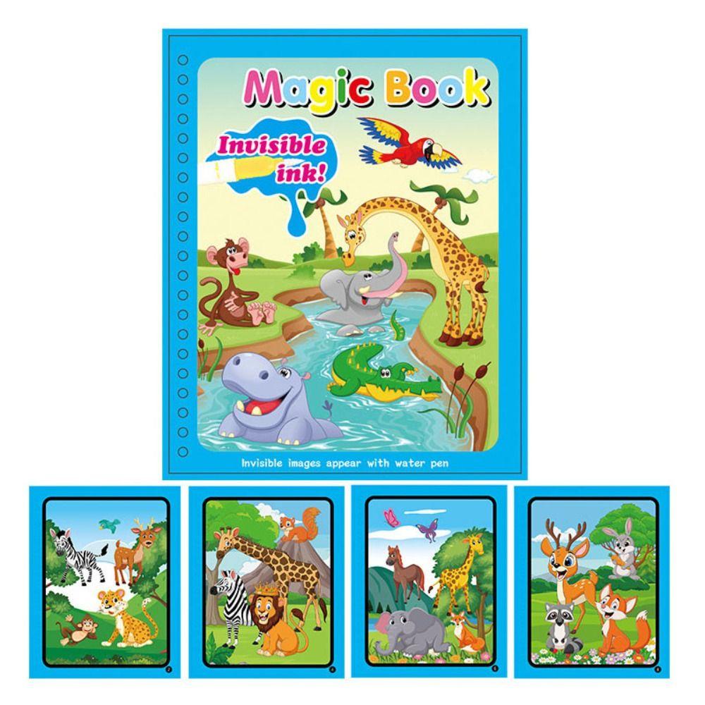 AVALENTINE Sách Giấy Vẽ Màu Nước Biển Graffiti Sáng Tạo Có Thể Tái Sử Dụng Làm Quà Tặng Sinh Nhật