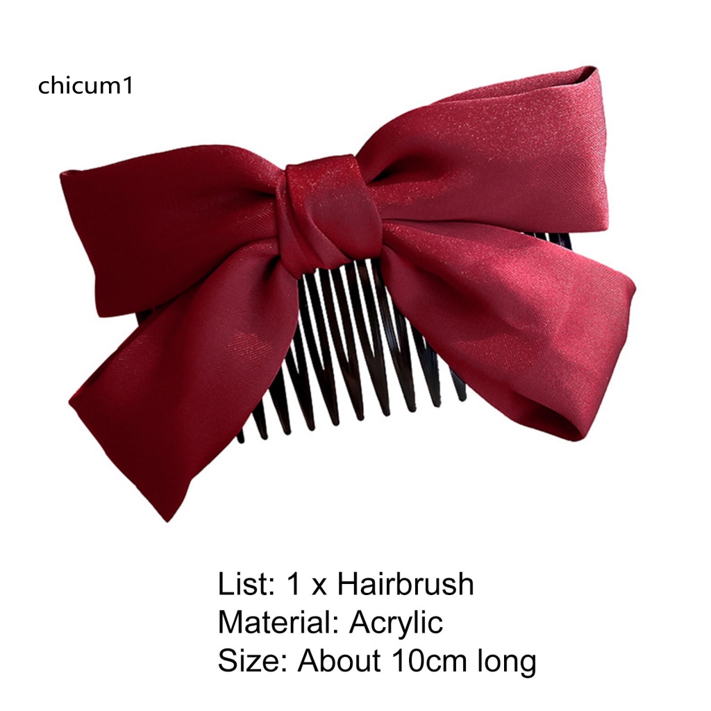 Lược Kẹp Tóc Bằng Acrylic Không Phai Màu Sắc Sống Động Cho Nữ