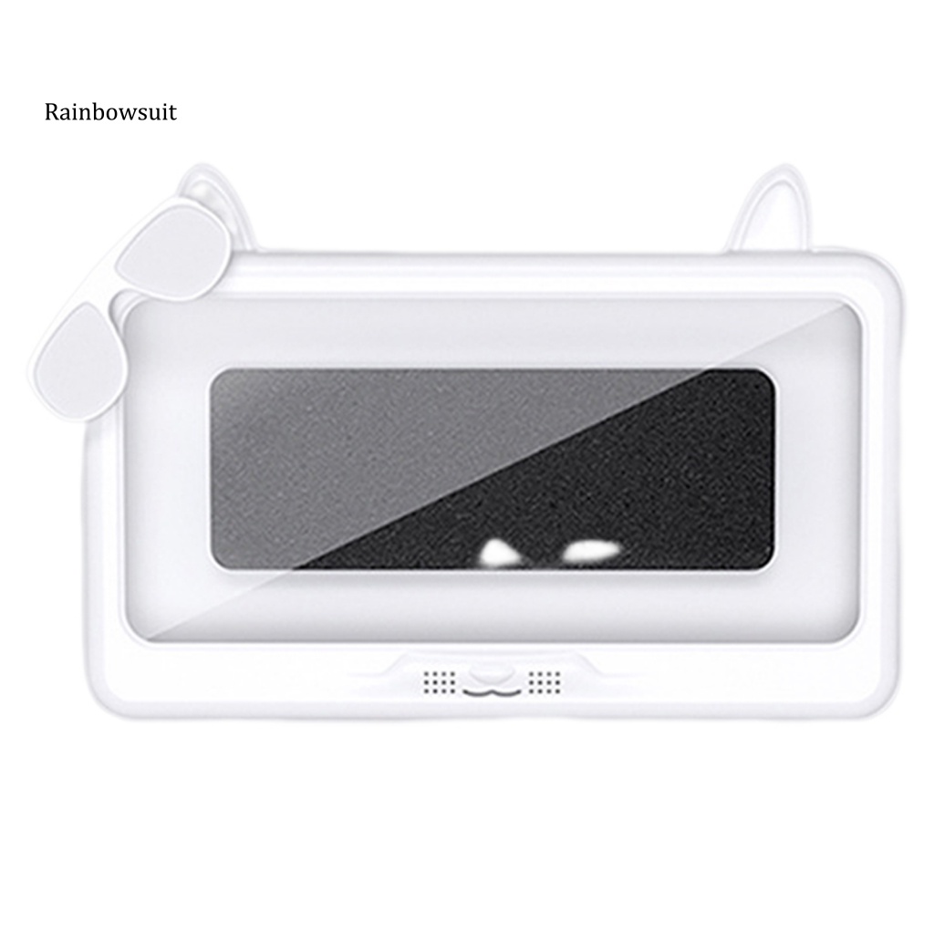 Giá Đỡ Điện Thoại Gắn Tường Chống Nước Chống Sương Mù Tự Dính Hình Tai Mèo Đa Năng Thông Dụng Cho Nhà Tắm / Toilet