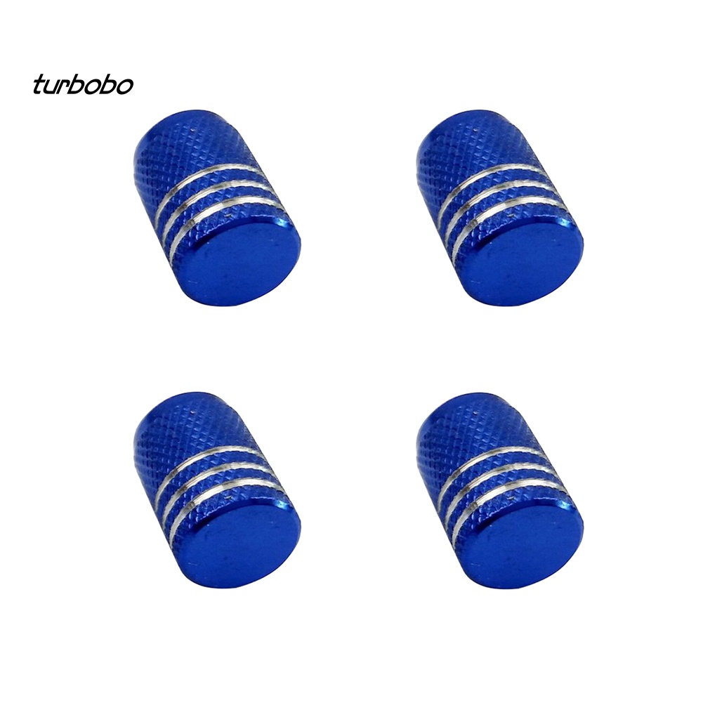 Bộ 4 Nắp Van Khí Bánh Xe Hơi Bằng Nhôm Chống Bụi Tiện Dụng Ốp