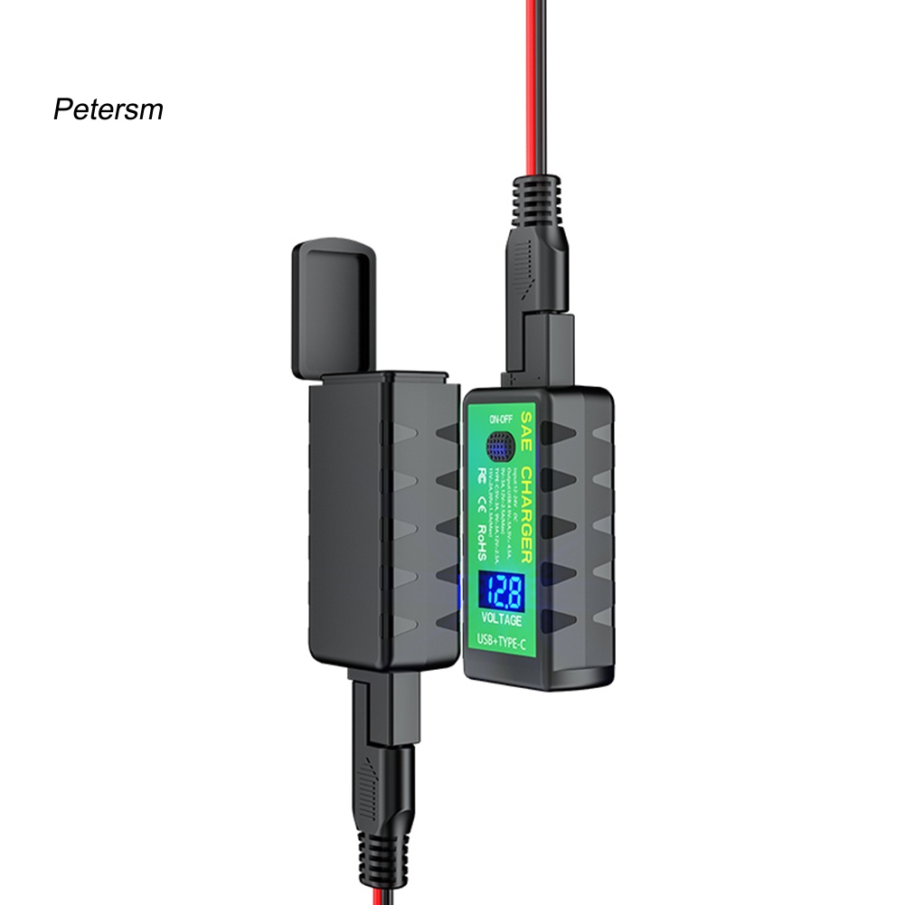 Cục Sạc Nhanh Chuyển Đổi Từ PP M2 31A / 48A SAE Sang USB Type-C