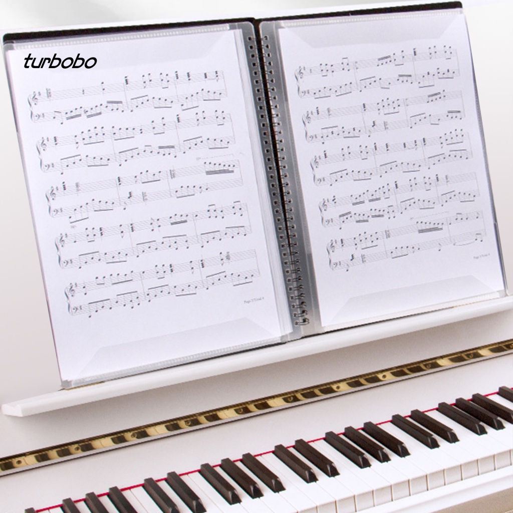 Bìa Đựng Bản Nhạc Khổ A4 2 Mặt Chống Phản Quang 20 Trang