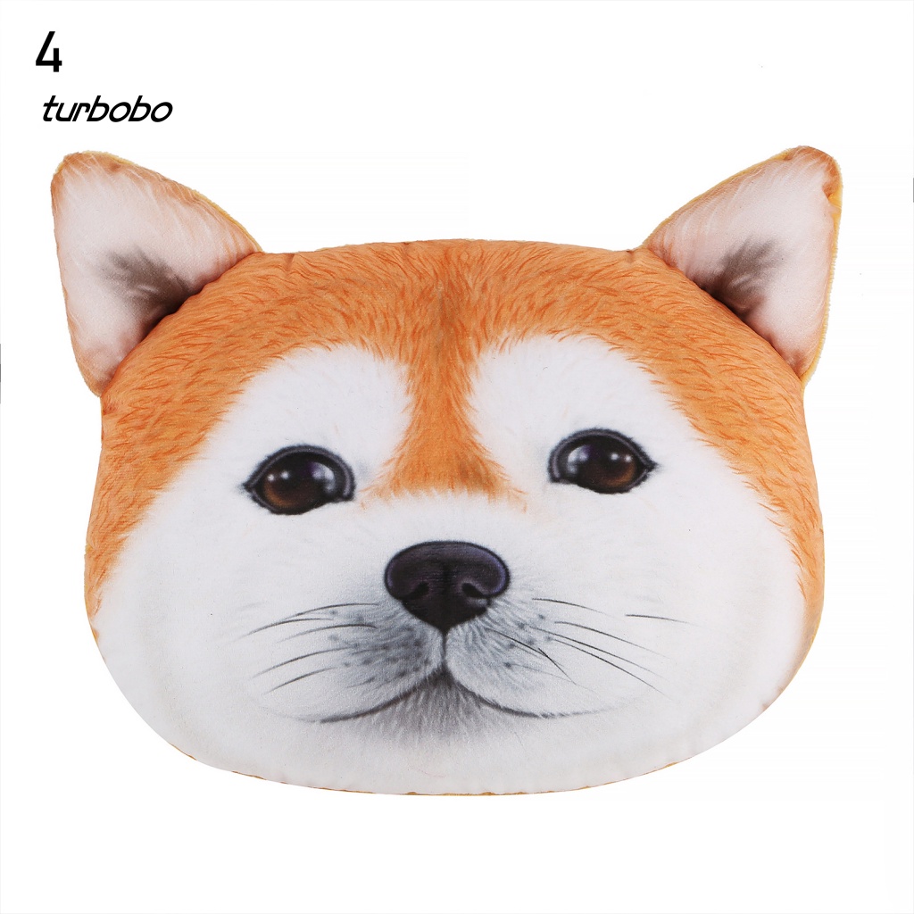 Gối Tựa Đầu Có Thể Tháo Rời In Họa Tiết Hoạt Hình Cún Cưng Dễ Thương Cho Xe Hơi