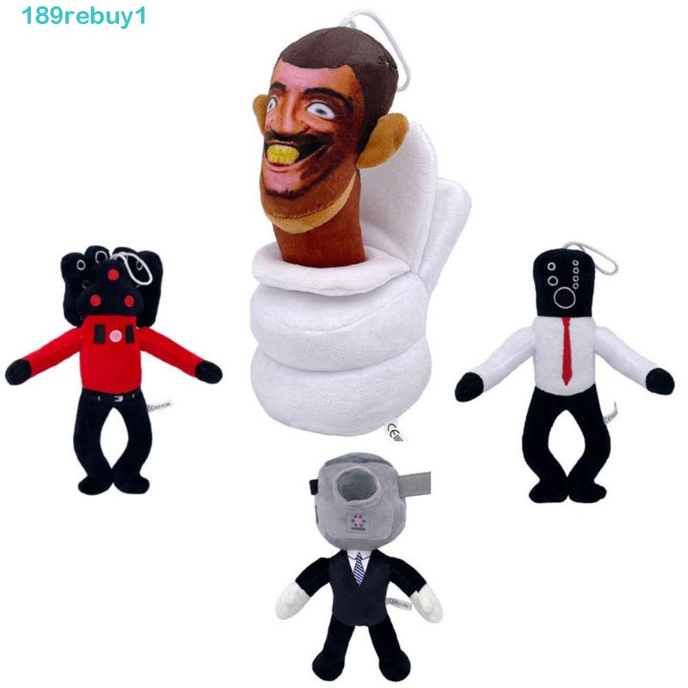 REBUY1 Đồ chơi nhồi bông Hình Người Đàn Ông Ngồi Toilet Skibidi Skibidi Vui Nhộn