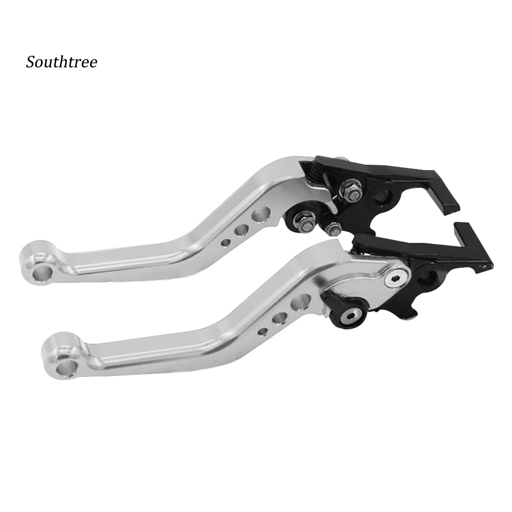 1 Cặp Tay Thắng CNC Bằng Kim Loại Có Thể Điều Chỉnh Cho Xe Máy