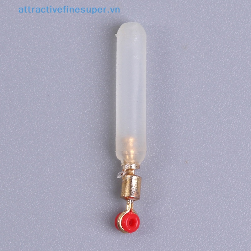 Afs Bộ 10 Phao Nổi Câu Cá Đầu Đồng Bằng Silicone Chống Thắt Nút