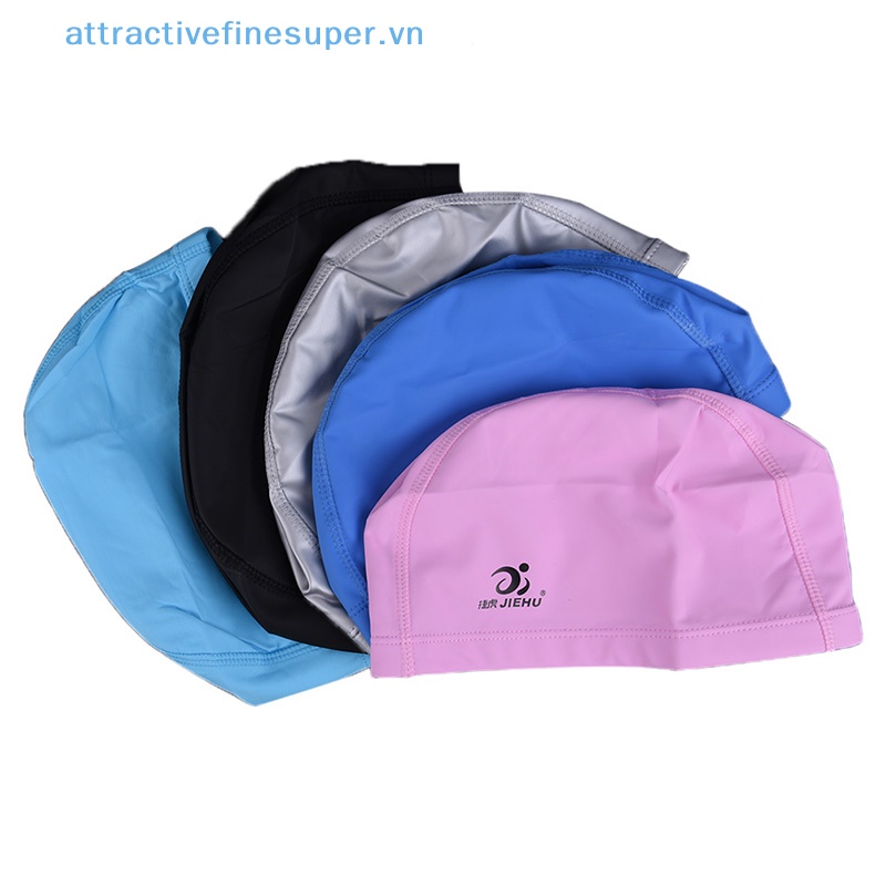 Mũ Bơi Thể Thao Bằng PU Co Giãn Chống Nước Bảo Vệ Tai Cho Người Lớn