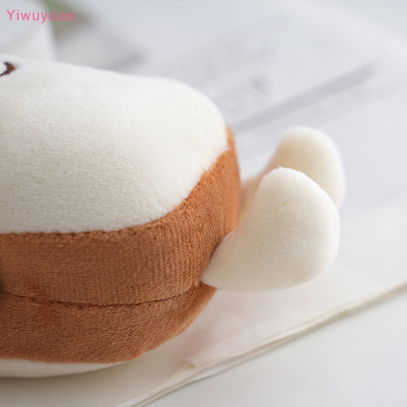 1 Móc Khóa Hình Bánh Mì Nhồi Bông Đáng Yêu 12cm Mới