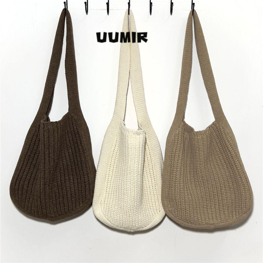 UUMIR Túi Xách Đan Len Ngăn Chứa Rộng Thời Trang Cho Nữ