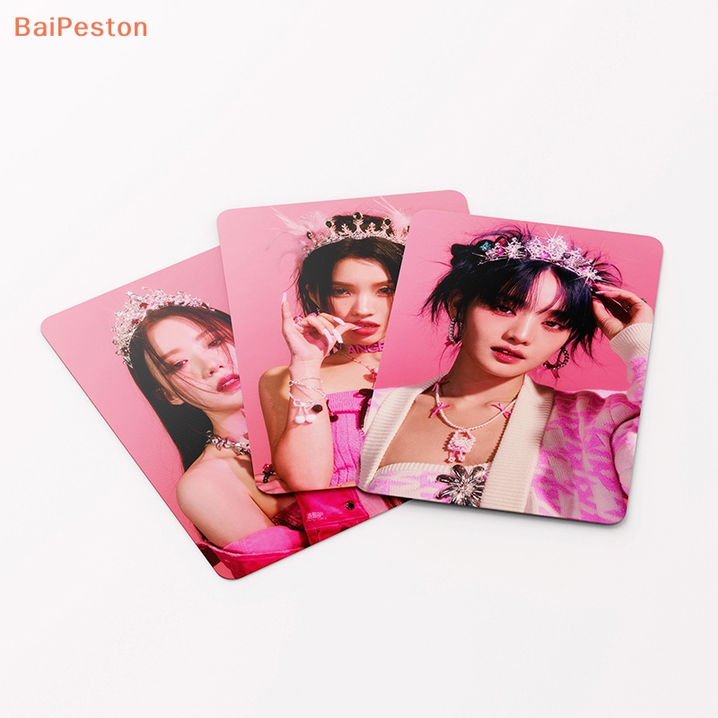 Set 55 Tấm Thẻ Ảnh Lomo I-DLE 6th Mini In Hình Các Cô Gái