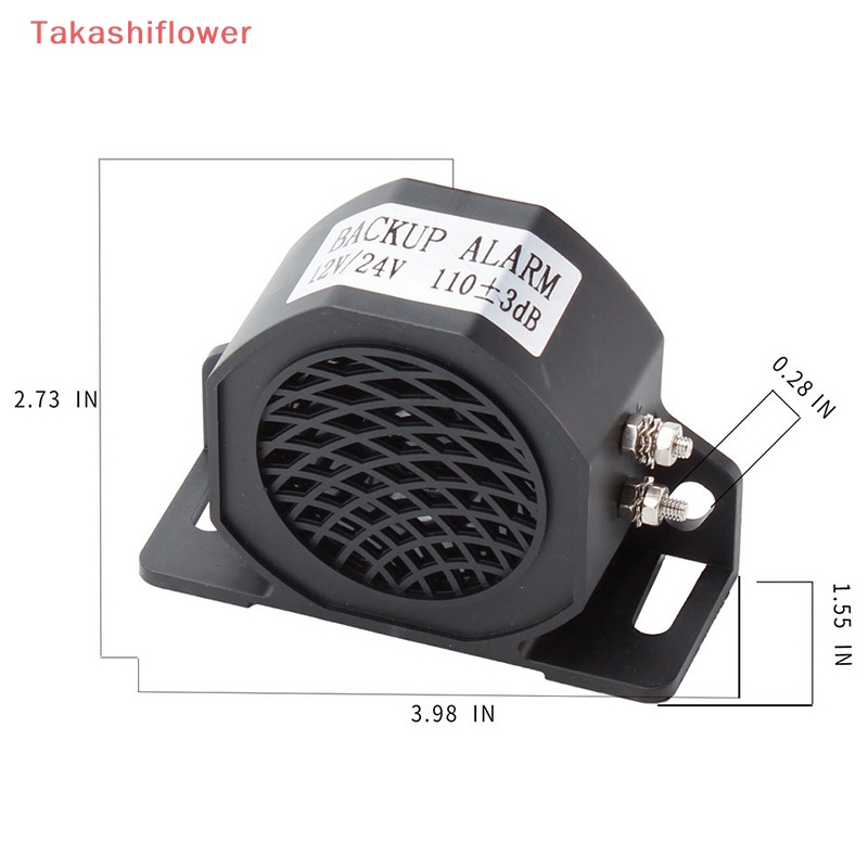 Còi Cảnh Báo Nhắc Nhở 110dB 12V 24V-80V Chuyên Dụng Cho Xe Hơi / Xe Tải