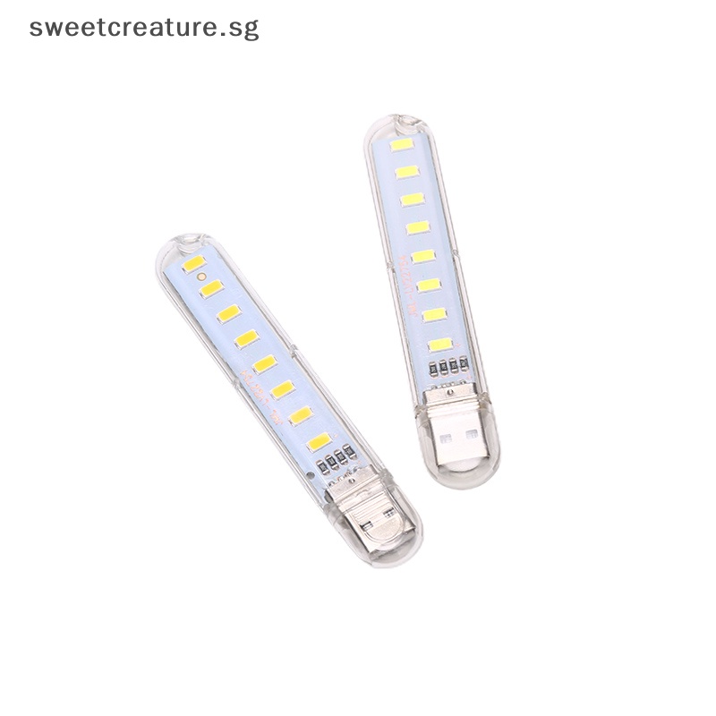Đèn LED Đọc Sách 8 Bóng SMD 5V Ánh Sáng Trắng Ấm Kết Nối USB