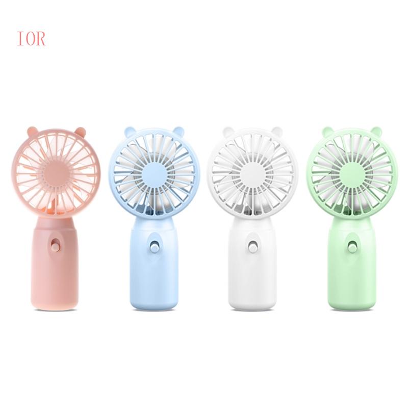 Ior Quạt Cầm Tay Mini Thiết Kế Yên Tĩnh Chạy Bằng Pin AA