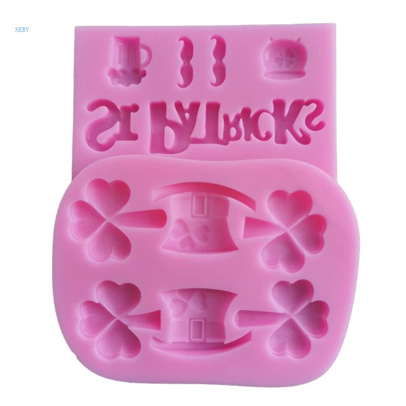 Set 2 Khuôn Làm Kẹo Mềm Trang Trí Bánh