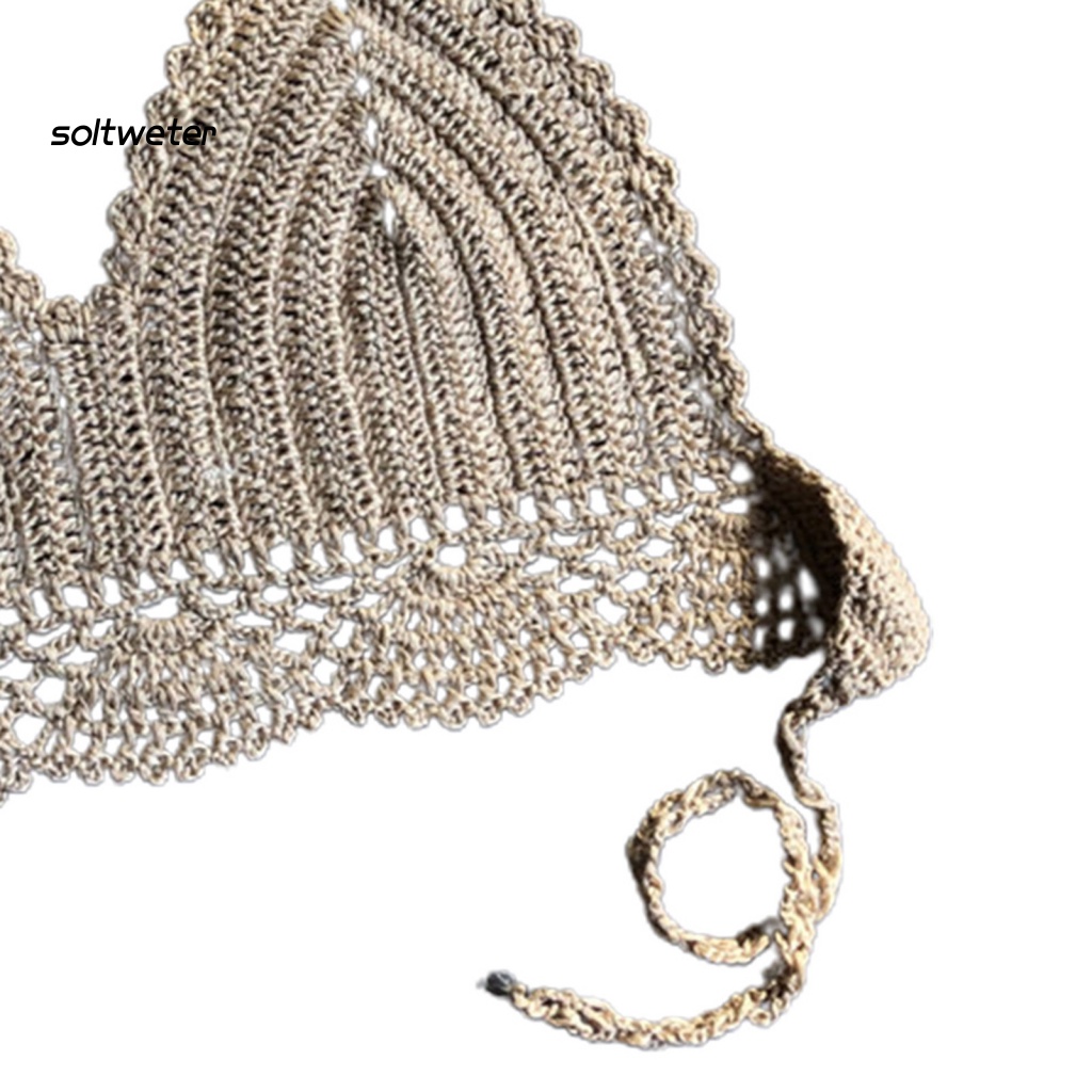 Áo Croptop Hở Lưng Màu Sắc Đơn Giản Quyến Rũ Cho Nữ