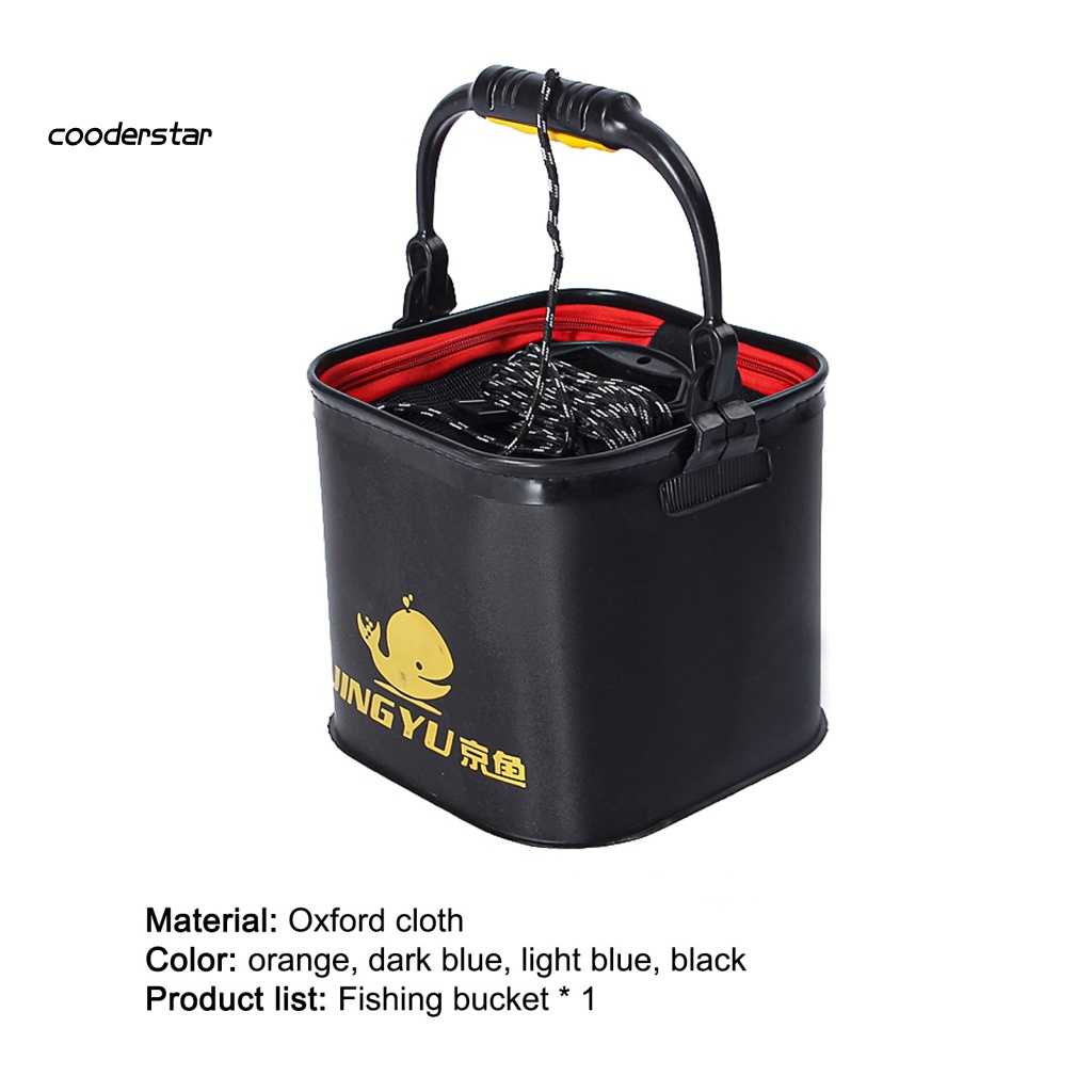 Xô Đựng Mồi Câu Cá Đa Năng Có Thể Gấp Gọn Tiện Dụng