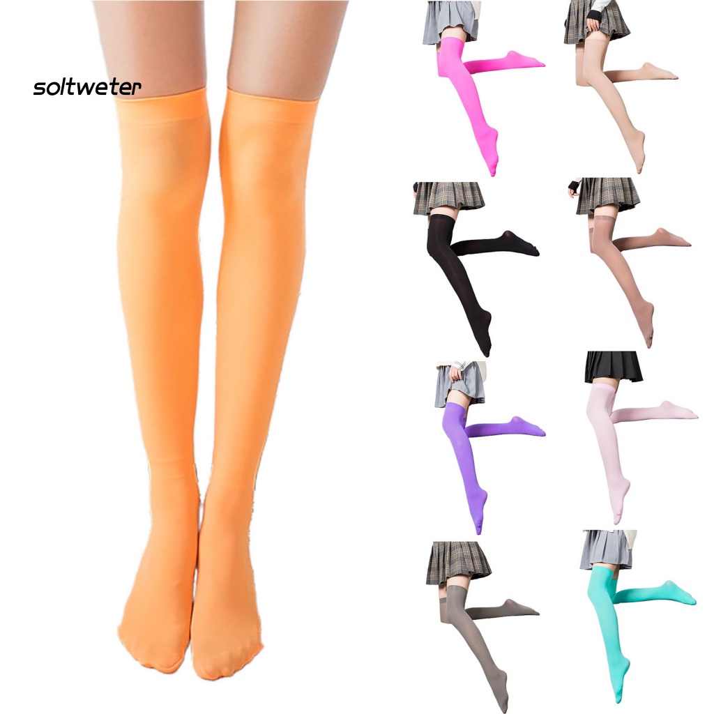 1 Đôi Tất Chân Thoáng Khí Siêu Nhẹ Co Giãn Phong Cách Nhật Bản Thời Trang Cho Nữ