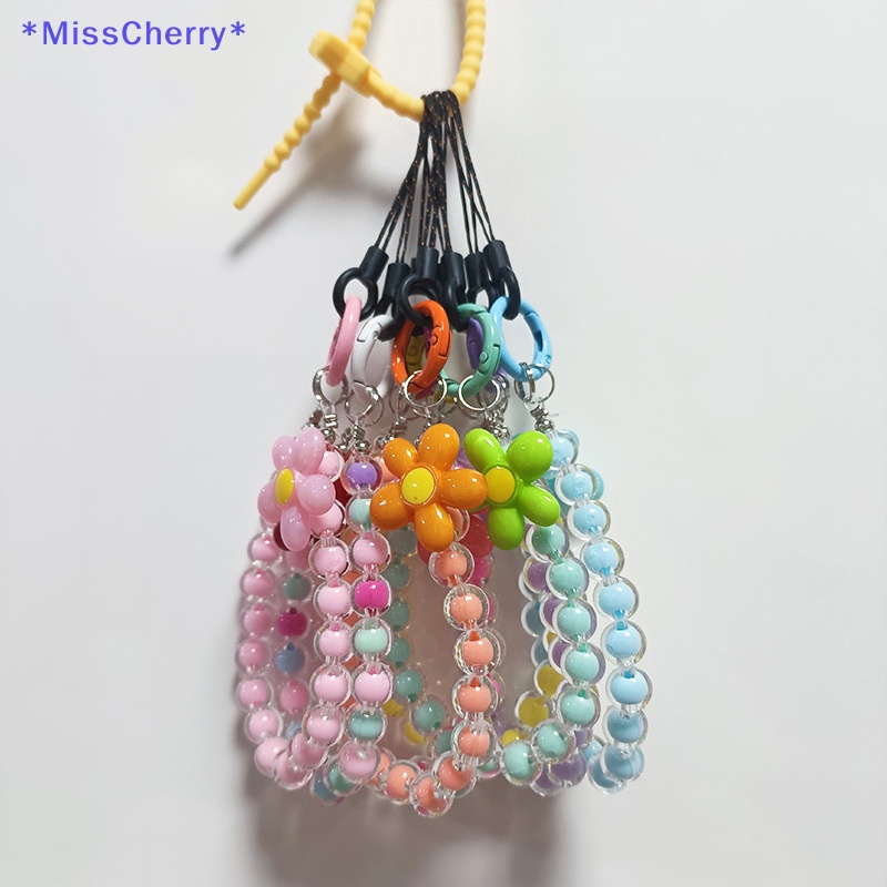 Vòng Tay Chuỗi Hạt Gắn Điện Thoại Di Động Chống Rơi Hình Hoa Hướng Dương Dễ Thương Thời Trang Cho Nữ Mới