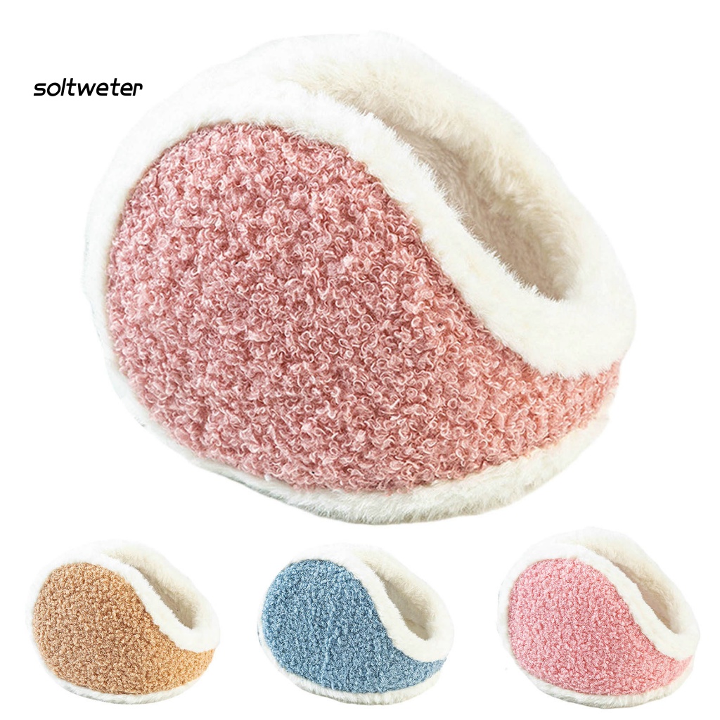 Bông Chụp Tai Giữ Ấm Dày Dặn Co Giãn Dễ Thương Thời Tiết Mùa Đông Cho Nữ