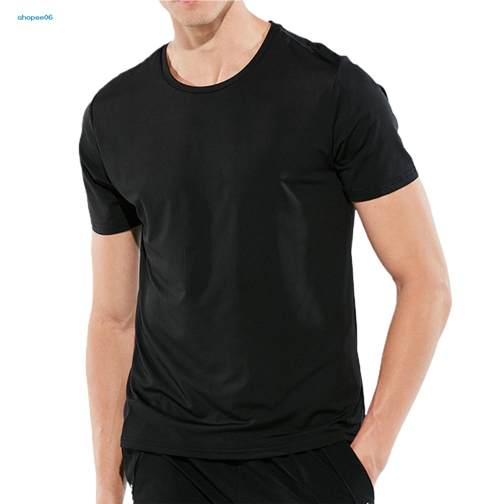Áo Thun Thể Thao PEMG Màu Sắc Trơn Chống Thấm Nước Nhanh Khô Thời Trang Mùa Hè Cho Nam