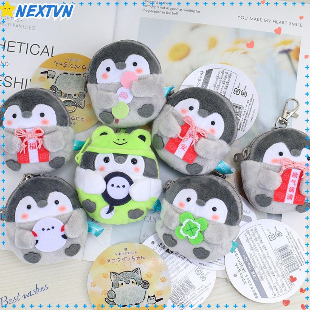 NEXTVN Móc Khóa Hình Chim Cánh Cụt Hoạt Hình Nhiều Màu Sắc 8CM Trang Trí Túi Xách