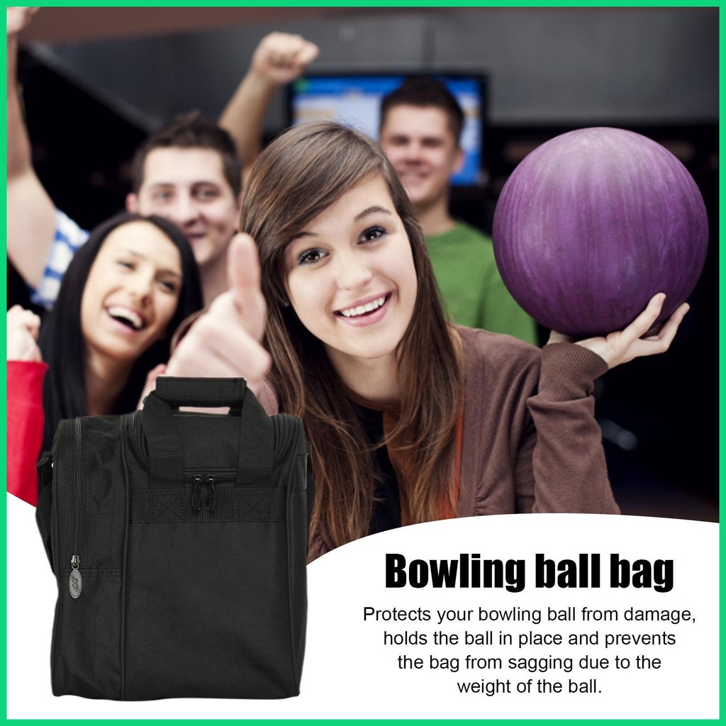 Túi Đựng Bowling Kèm Giá Đỡ 10-Pin Chống Trượt Chống Thấm Nước Tiện Dụng