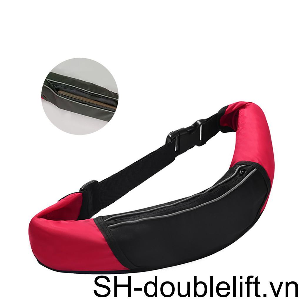 Phao Cứu Sinh Bơm Hơi Tự Động Bằng Nylon Có Khóa Điều Chỉnh Và Dây Kéo