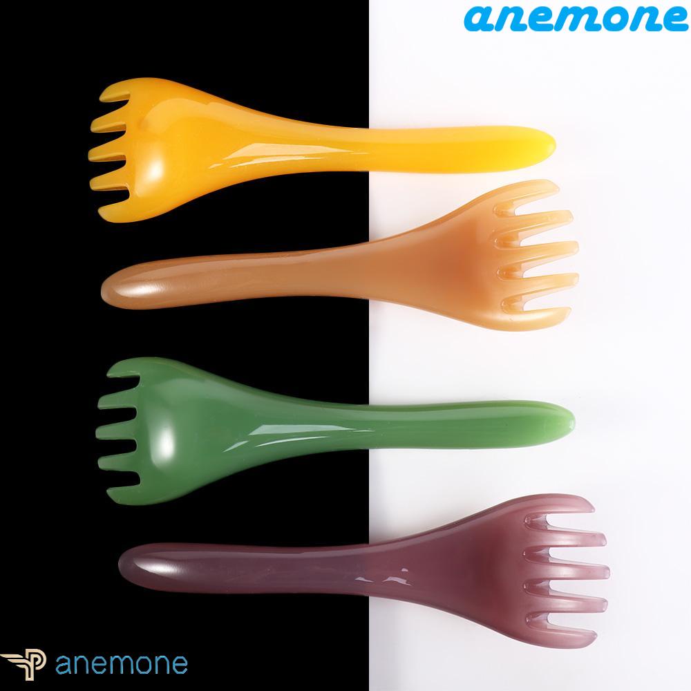 ANEMONE Lược Chải Tóc Mát Xa Da Đầu Bằng Nhựa Resin Phong Cách Trung Hoa