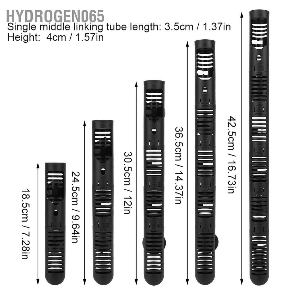 Hydrogen065 Bể Cá Máy Sưởi Vỏ Bảo Vệ Được Thiết Kế Có Thể Tháo Rời Đầu Hút