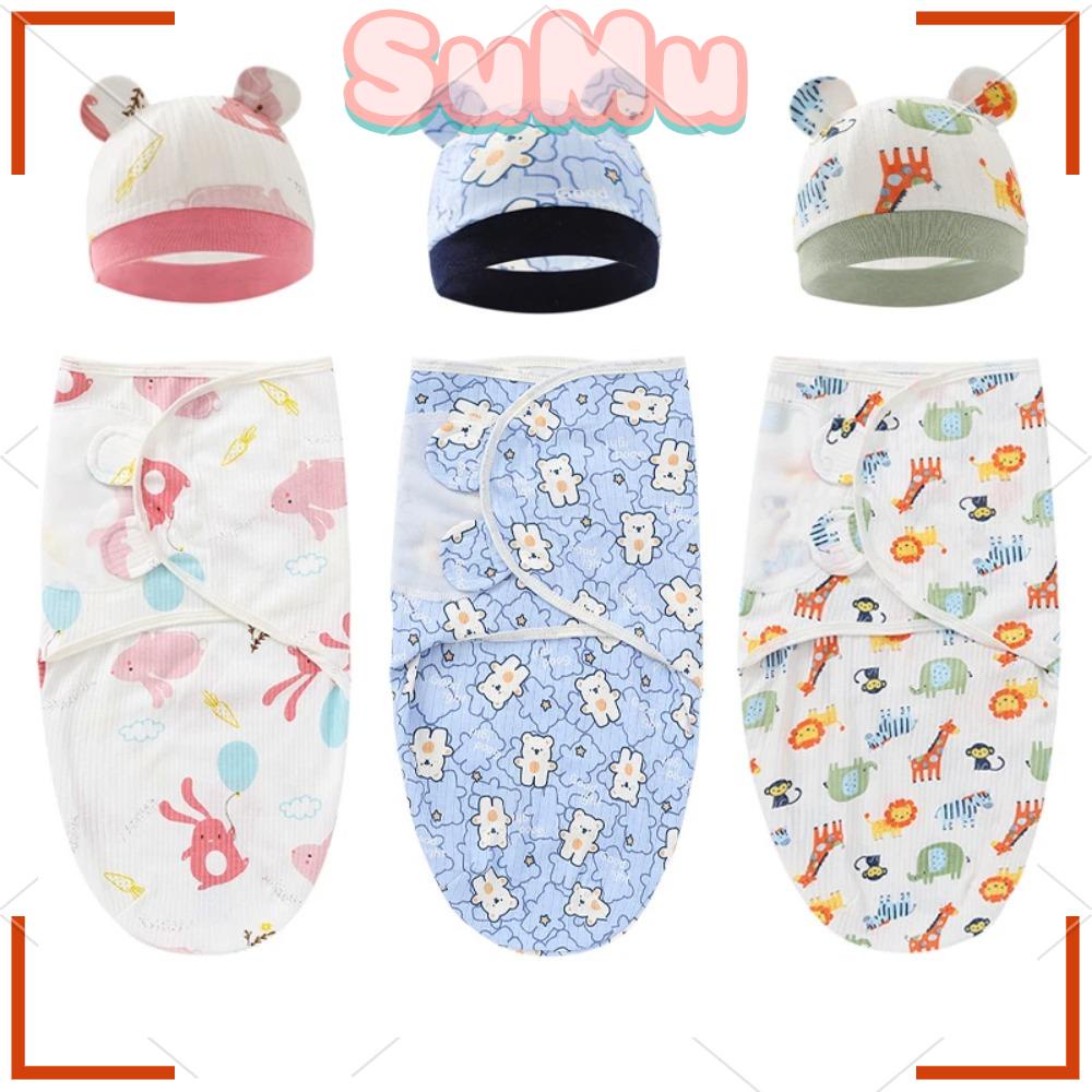 SUMU Chăn Quấn Bé Sơ Sinh Bằng Chất Liệu Cotton