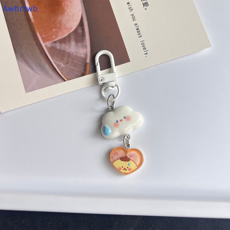 Móc Khóa Hình Đám Mây Hoạt Hình Dễ Thương Bằng Nhựa Resin Mới