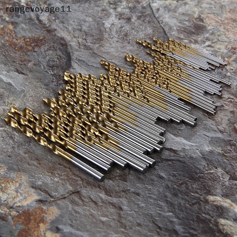 Bộ 100 / 50 Mũi Khoan Thép Phủ Titan Tốc Độ Cao