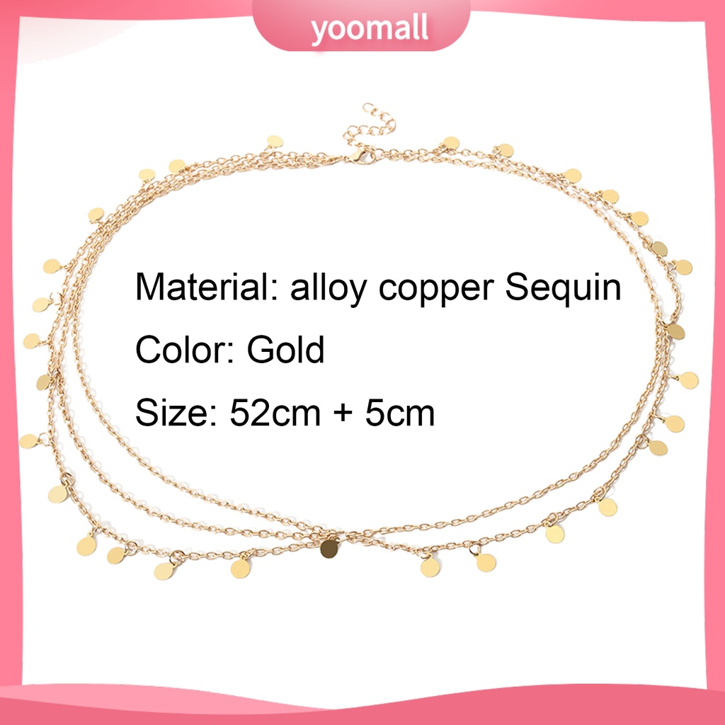 Dây Xích Đội Đầu Bằng Hợp Kim Nhiều Lớp Cho Nữ