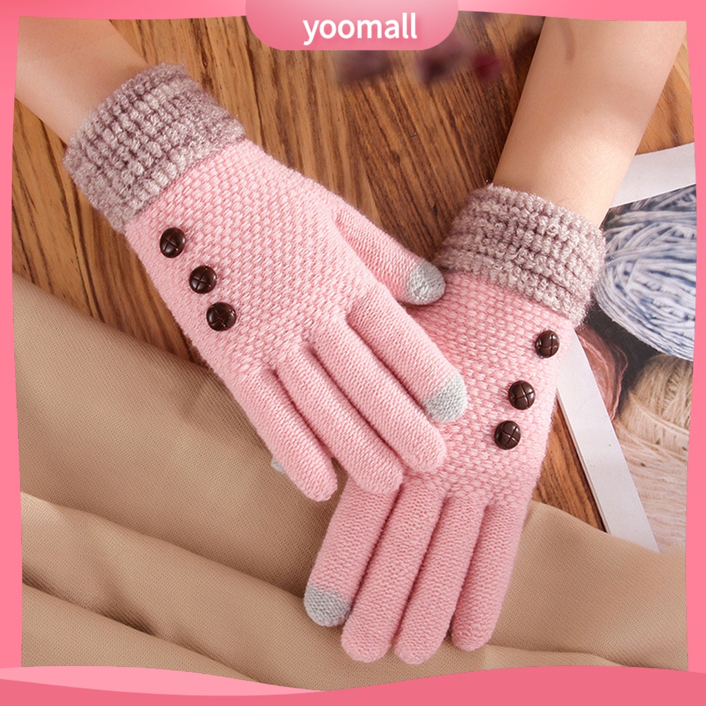 1 Cặp Vỏ Bọc Bảo Vệ Ngón Tay Màn Hình Cảm Ứng Phối Màu Độc Đáo Thời Trang Cho Nữ