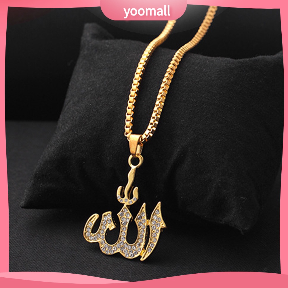 Vòng cổ Mặt Biểu Tượng Hồi Giáo Đính Đá