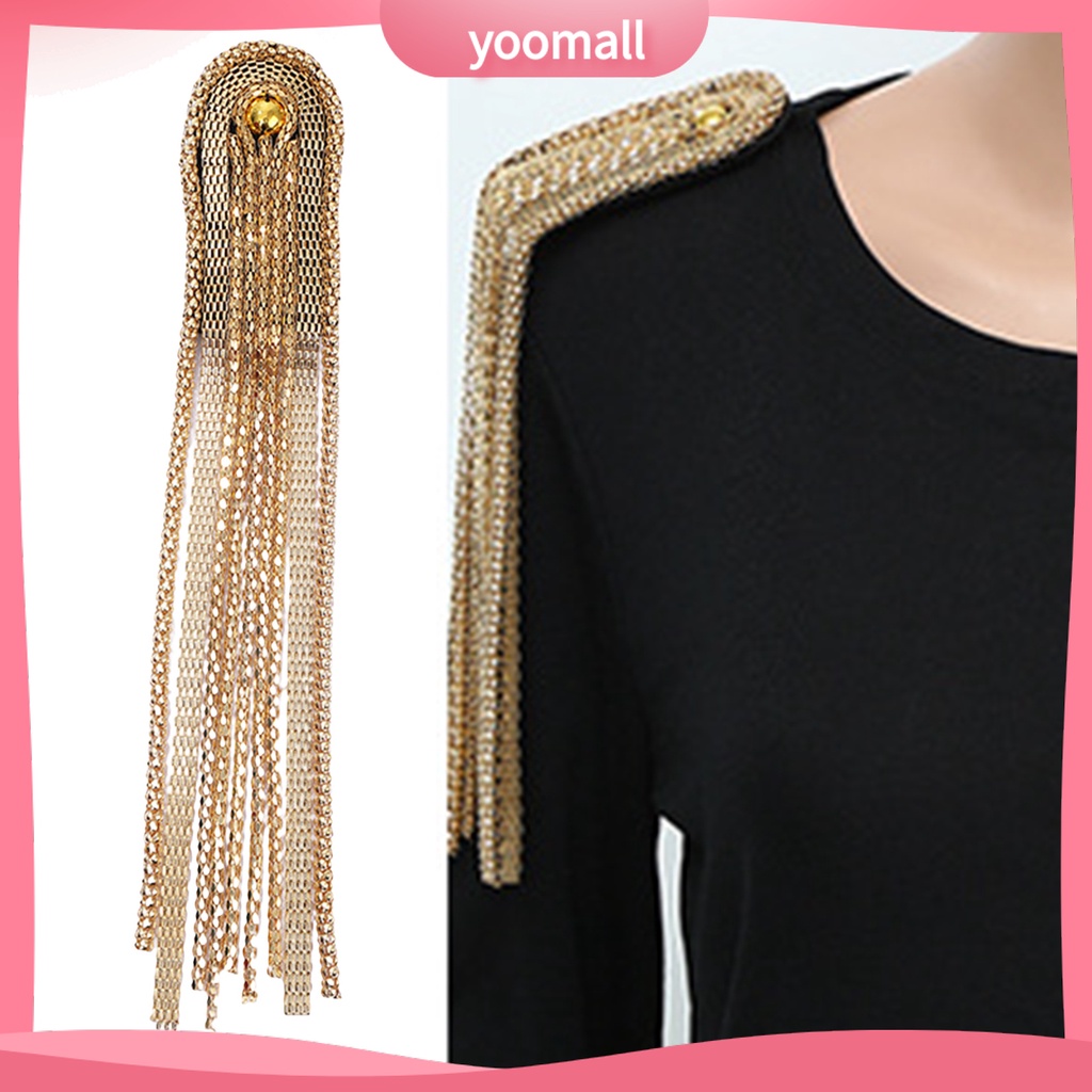 Ghim Cài Áo Trang Trí Phối Dây Tua Dài Cổ Điển DIY