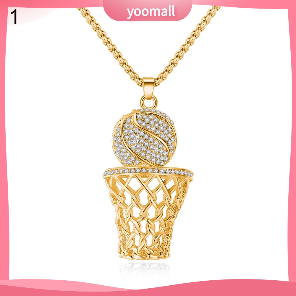 Vòng cổ Mặt Tròn Phong Cách Hip Hop Thời Trang Cho Nam Và Nữ