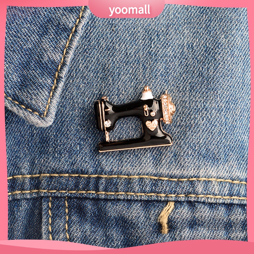 Ghim Cài Áo Hình Máy May Tinh Tế Thời Trang Cho Nữ