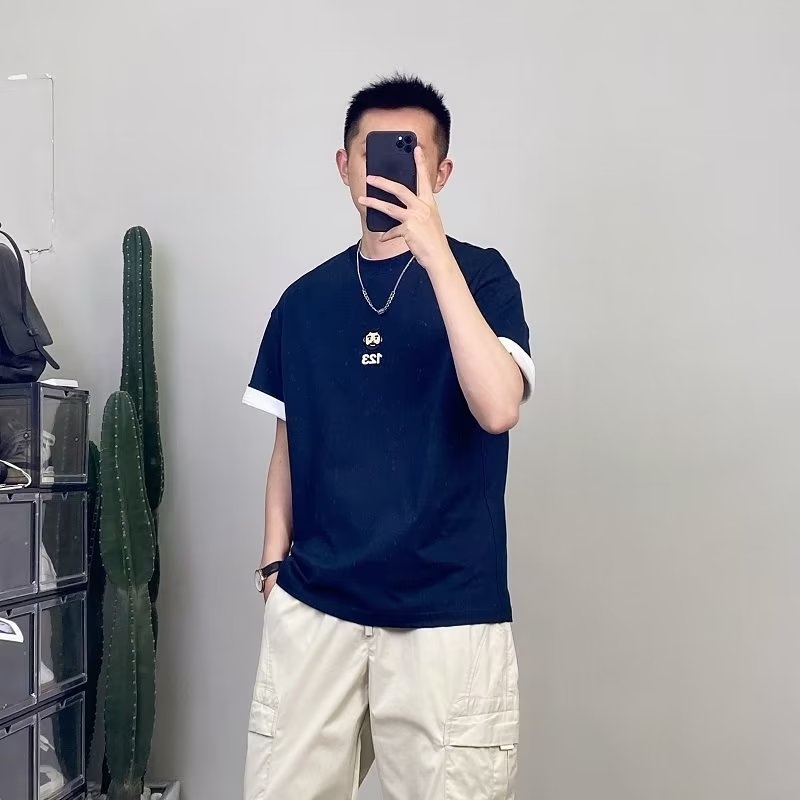 Áo Thun Tay Ngắn Dáng Rộng In Họa Tiết Độc Đáo Thời Trang Mùa Hè Cho Nam