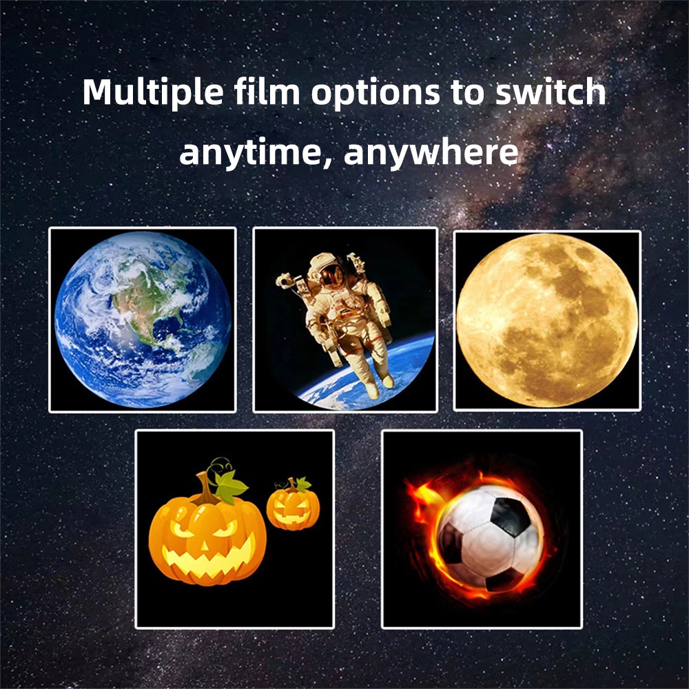 Đèn chiếu sao Aubess Đèn chiếu mặt trăng Đèn chào đón mặt trăng Phòng ngủ Đèn ngủ Internet Người nổi tiếng Ánh sáng nền Hoàng hôn Ánh sáng